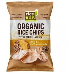 RiceUP! Bio barnarizs chips köles-napraforgómaggal 25 g