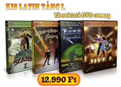  KIS LATIN TÁNC I. - Táncoktató DVD csomag - tancoktatodvd