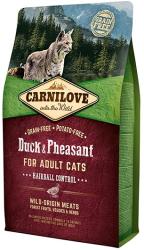 Carnilove Cat Adult Duck & Pheasant Hairball Control (kacsa-fácán) 2 kg 2 kg