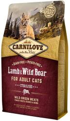 Carnilove Cat Adult Lamb & Wild Boar Sterilised (bárány-vaddisznó) 6 kg 6 kg