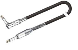 Soundsation MICJJP-6BK - Aszimmetrikus hangszerkábel: 6.3mm Jack MONO - 6.3mm pipa Jack MONO / 6m - G039G