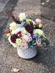 ImodFlowers Aranjament floral cu floricele mici albastre