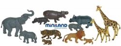 Miniland Animale salbatice cu puii set de 12 figurine - Miniland (ML25137) - ookee Figurina