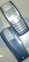Nokia 6610 elő+akkuf, Előlap, kék