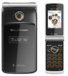 Sony Ericsson TM506, Előlap, fekete