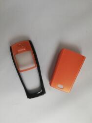 Nokia 6220 elő+akkuf, Előlap, narancs