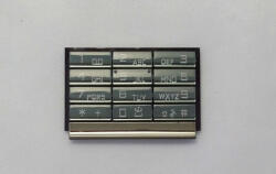 Nokia 8800 Arte Carbon alsó, Gombsor (billentyűzet), szürke