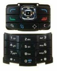 Nokia N80 alsó-felső, Gombsor (billentyűzet), fekete