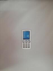Sony Ericsson W810, Előlap, fehér