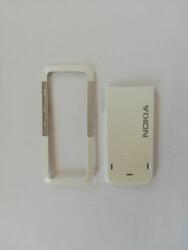 Nokia 5310 elő+akkuf, Előlap, fehér-ezüst