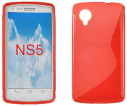 LG Google Nexus 5 D820, Szilikon tok, S-Case, piros