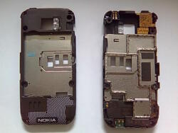Nokia 3600 Slide, Középső keret
