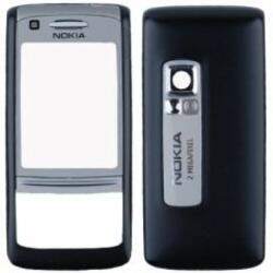 Nokia 6280 elő+akkuf, Előlap, fekete - matt