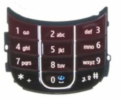 Nokia 3600 Slide alsó, Gombsor (billentyűzet), vörösbor