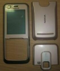 Nokia 6120 Classic elő+akkuf+antf, Előlap, rózsaszín