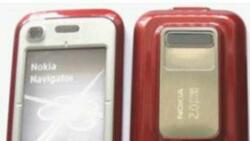 Nokia 6110 Nav elő+akkuf, Előlap, piros