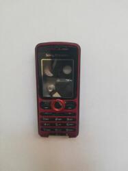 Sony Ericsson W200 komplett ház, Előlap, bordó