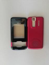 Nokia 7100 S elő+akkuf, Előlap, fekete-rózsaszín