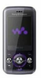 Sony Ericsson W395, Előlap, lila