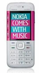 Nokia 5310 elő+akkuf, Előlap, fehér-lila