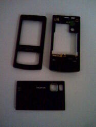 Nokia 6500 Sl komplett ház, Előlap, fekete