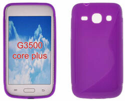 Samsung G350 Galaxy Core+, Szilikon tok, S-Case, lila