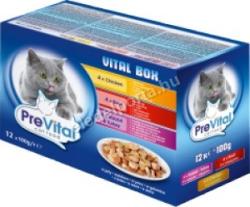 PreVital Vital Box csirke, marha, nyúl és pulyka 12x100 g 1.2 kg