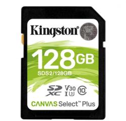 Kingston Canvas Select Plus SDXC 128GB C10/UHS-I/V30/U3 (SDS2/128GB)