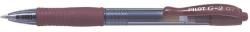 Pilot Roller cu gel Pilot G-2 diverse culori 0.7 mm cu click caramel (PBL-G2-7CA)