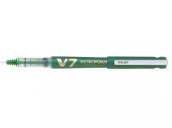 Pilot Roller cu cerneală Pilot Hi-Tecpoint V7 Plus reîncărcabil diverse culori 0.7 mm cu capac verde (PBXC-V7-G-BG)
