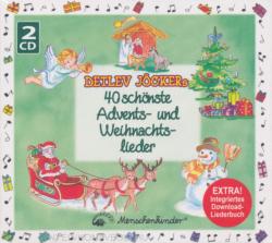 Menschenkinder Verlag Detlev Jöcker: Detlev Jöckers 40 schönste Advents -und Weihnachtslieder