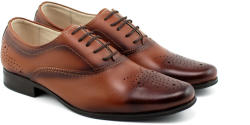 Lucianis Style OFERTA MARIMEA 38, 41, Pantofi barbati office, eleganti din piele naturala maro - L887MD