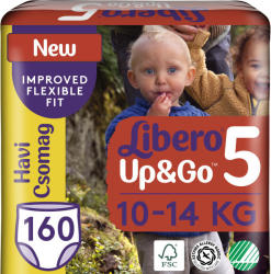 Libero Up&Go 5 Jumbo Maxi 10-14 kg 160 db
