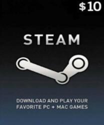 Valve Steam Gift Card 10 $ - Steam - Pc - Worldwide