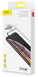 Baseus Folie iPhone 11 Pro / XS / X Baseus Sticla 3D Full Screen Black (SGAPIPH58-WD01)