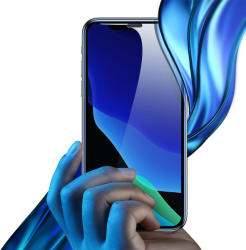 Baseus Folie iPhone 11 / XR Baseus Sticla 3D Full Screen Black (SGAPIPH61-WD01)