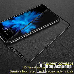 IMAK APPLE iPhone 11 Pro, iPhone X, iPhone XS, IMAK üvegfólia, 9H, Full cover, Fekete