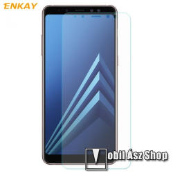ENKAY SAMSUNG Galaxy A8 Plus (2018) (SM-A730F), ENKAY üvegfólia, 0, 26mm vékony, 9H, Sík részre