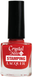 Crystalnails Stamping Lacquer nyomdalakk-piros (4ml)