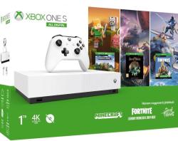 Xbox One S 1TB All Digital + 3 hry (Fortnite, Minecraft, Sea Xbox One S 1TB All Digital + 3 hry (Fortnite, Minecraft, Sea