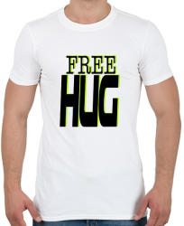 printfashion Free hug - Férfi póló - Fehér (1949251)