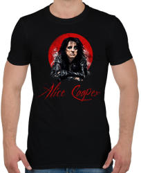 printfashion alice cooper - Férfi póló - Fekete (1962049)