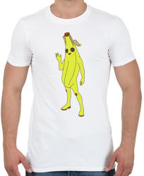 printfashion Banana Skin Fortnite - Férfi póló - Fehér (1953835)