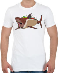 printfashion Hot Shark - Férfi póló - Fehér (1955745)