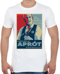 printfashion Tartsd meg az aprót! - Férfi póló - Fehér (1959756)