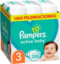 Pampers Active Baby 3 6-10 kg 208 db