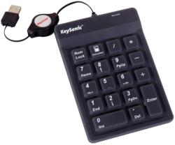 KeySonic ACK-118 BK USB Numerikus Billentyűzet - Fekete (12523)