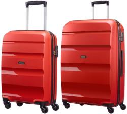 Samsonite American Tourister Bon Air Spinner két részes bőrönd szett S+L
