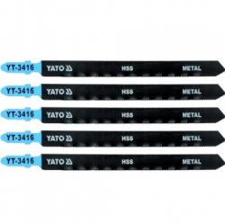 TOYA Set 5 lame pentru fierastrau pendular Yato YT-3416, lungime 130mm, pentru metal, 21TPI