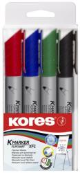 Kores Marker flipchart 4/set 3 mm KORES (8947)